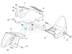 Nexus 500 e3 drawing Wheel housing - Mudguard