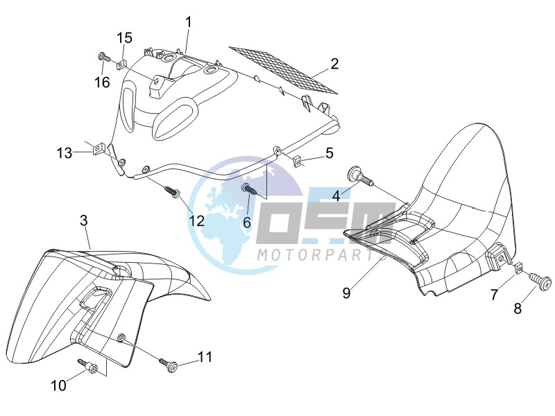 Wheel housing - Mudguard