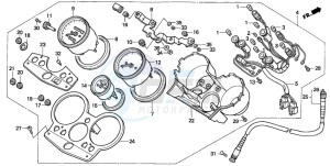 CB1000F drawing METER