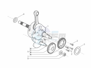 MP3 500 Sport Business ABS E3-E4 (NAFTA) drawing Crankshaft