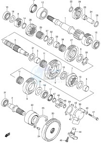 LT-A500F (E3-E28) drawing TRANSMISSION (2) (MODEL K3)