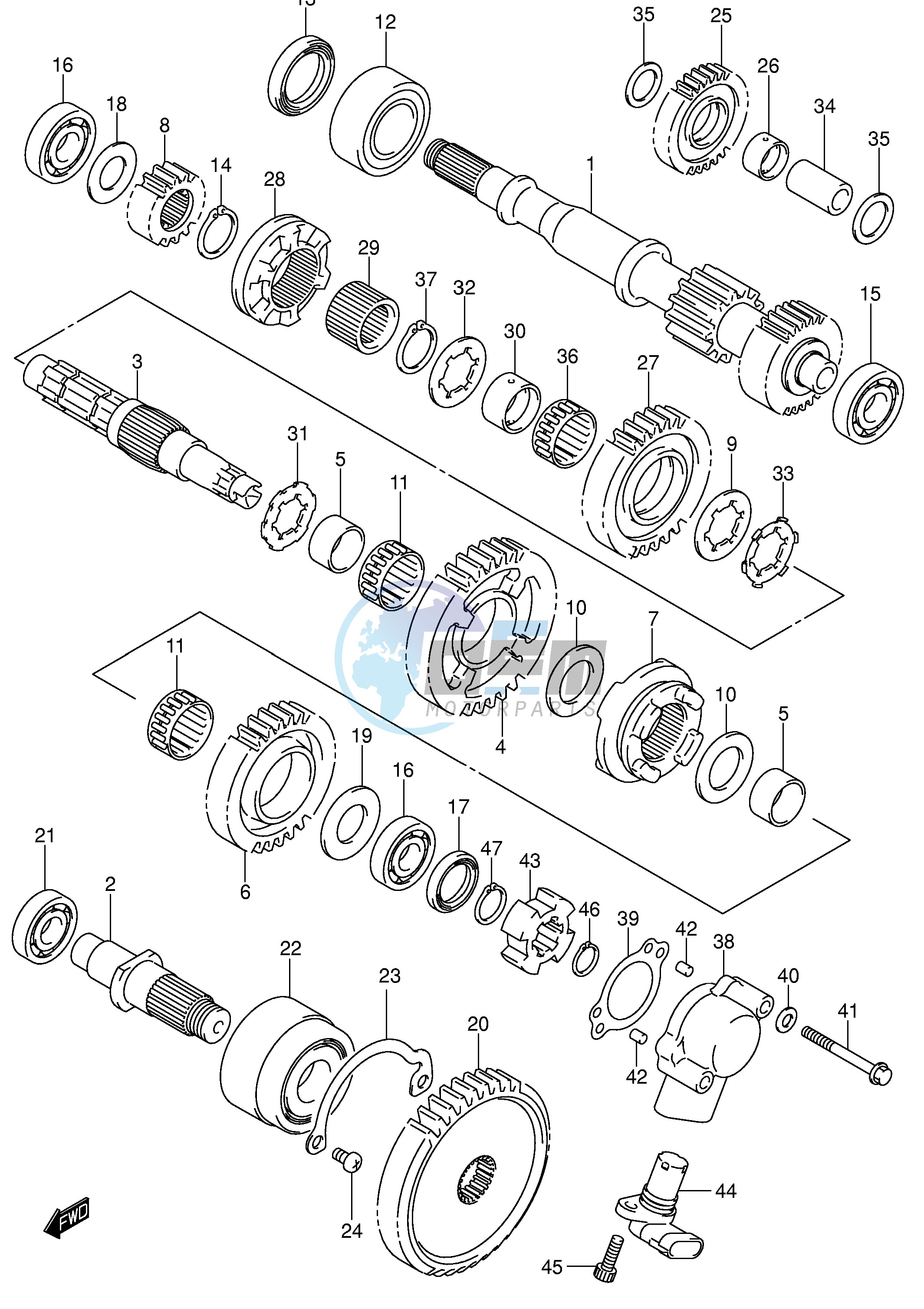 TRANSMISSION (2) (MODEL K3)