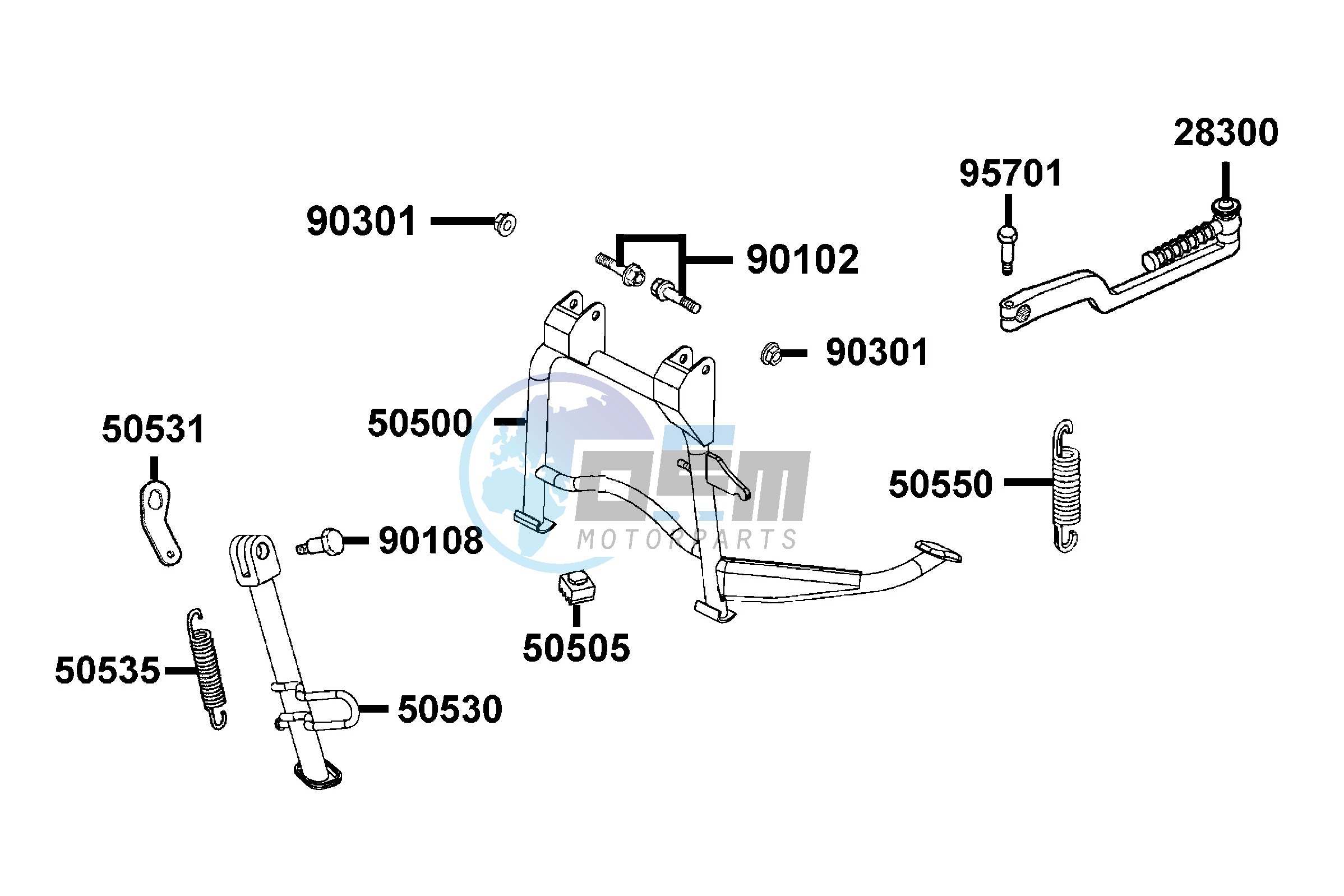 Stand - Kick Starter Arm