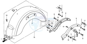 NV750C2 drawing REAR FENDER