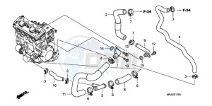 CBF1000A Europe Direct - (ED) drawing WATER PIPE