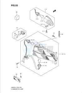 AN650 drawing COMBINATION LAMP (AN650AL1 E19)