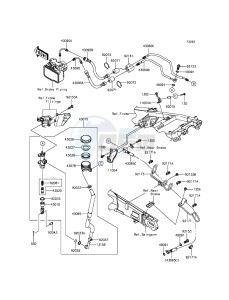 ZZR1400 ABS ZX1400FFF FR GB XX (EU ME A(FRICA) drawing Rear Master Cylinder