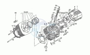 Sport 1100 Carburatori Carburatori drawing Cylinder head