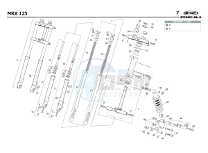 MRX-125-4T-BLUE drawing SUSPENSION