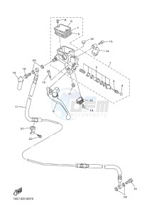 FJR1300AE FJR1300-AE (2PD9 2PDA 2PDE) drawing FRONT MASTER CYLINDER 2