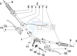 Granturismo 125 L Potenziato UK drawing Meter combination - Cruscotto