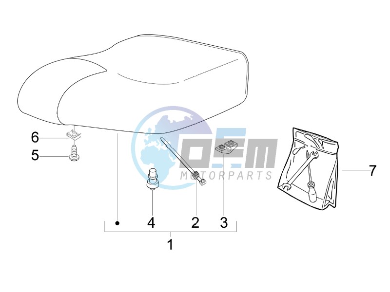 Saddle seats - Tool roll