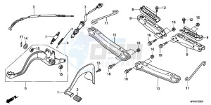 TRX420FEC drawing PEDAL/STEP