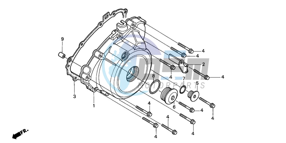 LEFT CRANKCASE COVER