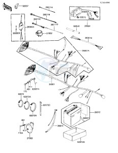 KZ 305 A [CSR] (A1-A2) [CSR] drawing CHASSIS ELECTRICAL_EQUIPMENT