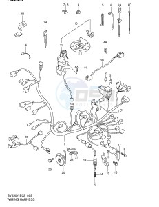 SV650 (E2) drawing WIRING HARNESS (SV650X UX Y UY K1 UK1 K2 UK2)