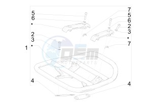 946 125 4T 3V ABS (EMEA, APAC) drawing Rear luggage rack