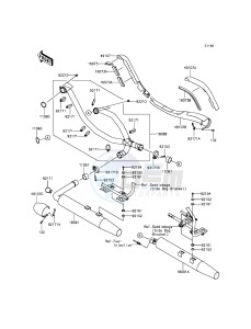 VULCAN_1700_VOYAGER_ABS VN1700BDF GB XX (EU ME A(FRICA) drawing Muffler(s)