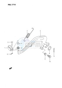 RM80 (E24) drawing REAR BRAKE (MODEL L M N P R S)