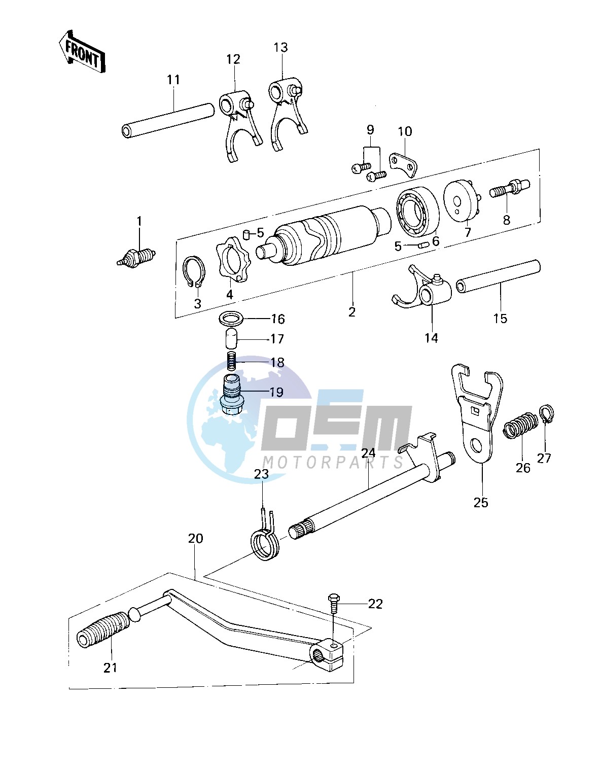 GEAR CHANGE MECHANISM