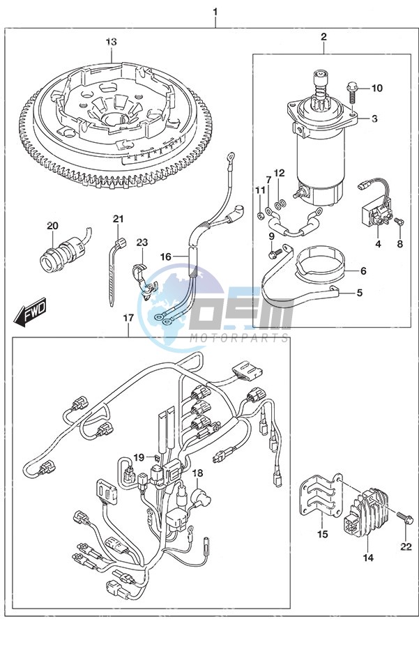 Starting Motor Manual Starter