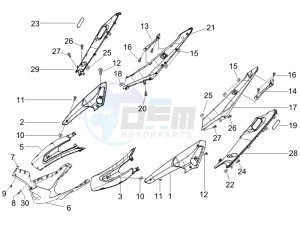 Runner 50 SP drawing Side cover - Spoiler