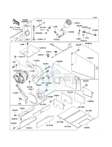 KAF620 G MULE 3000 (G1-G5) MULE 3000 drawing OPTIONAL PARTS