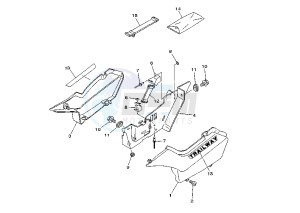 TW 125 drawing SIDE COVER