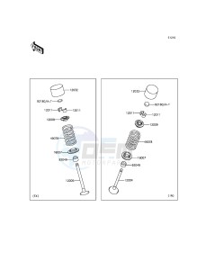 Z800 ZR800AEF FR GB XX (EU ME A(FRICA) drawing Valve(s)