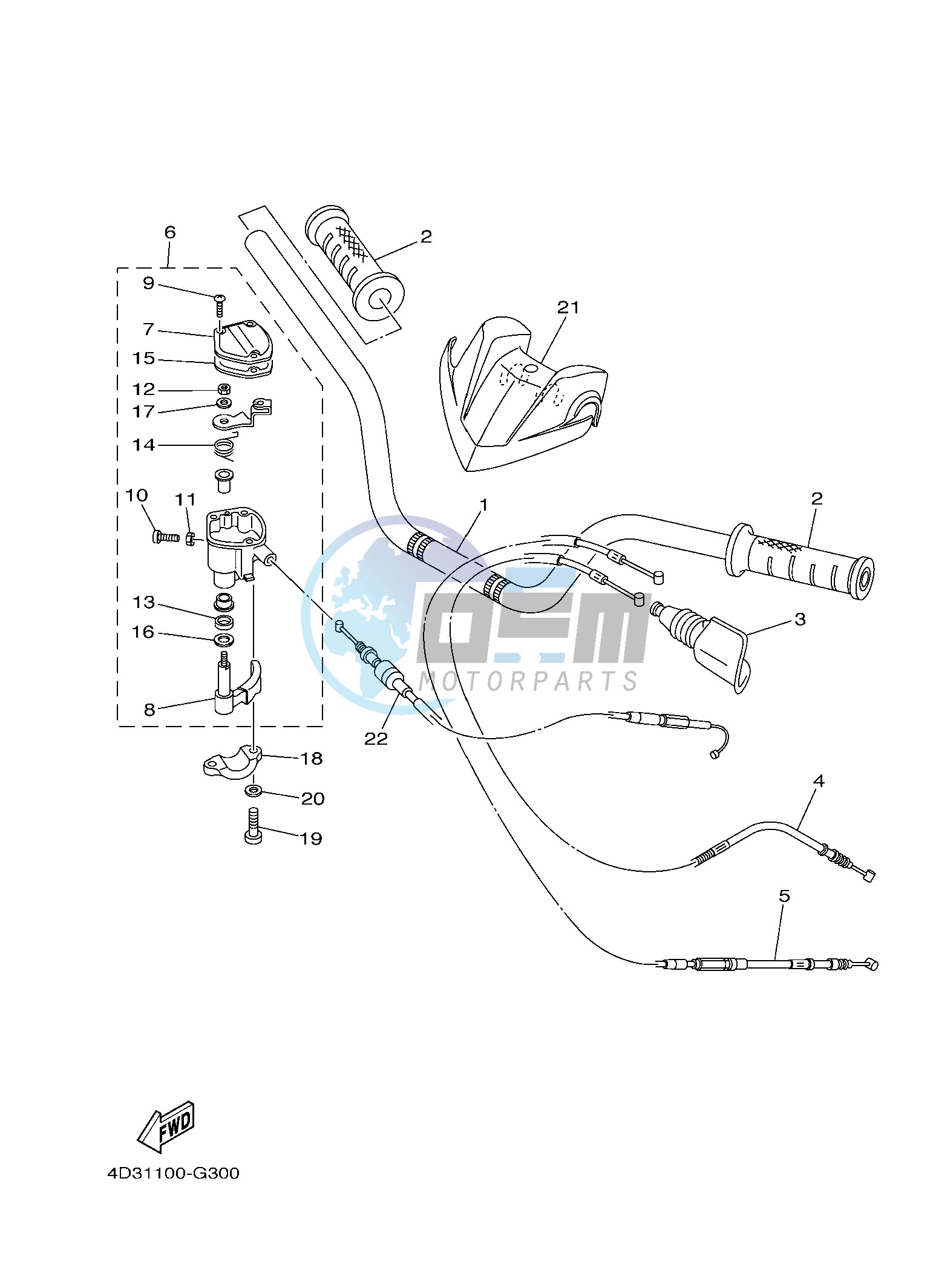 STEERING HANDLE & CABLE