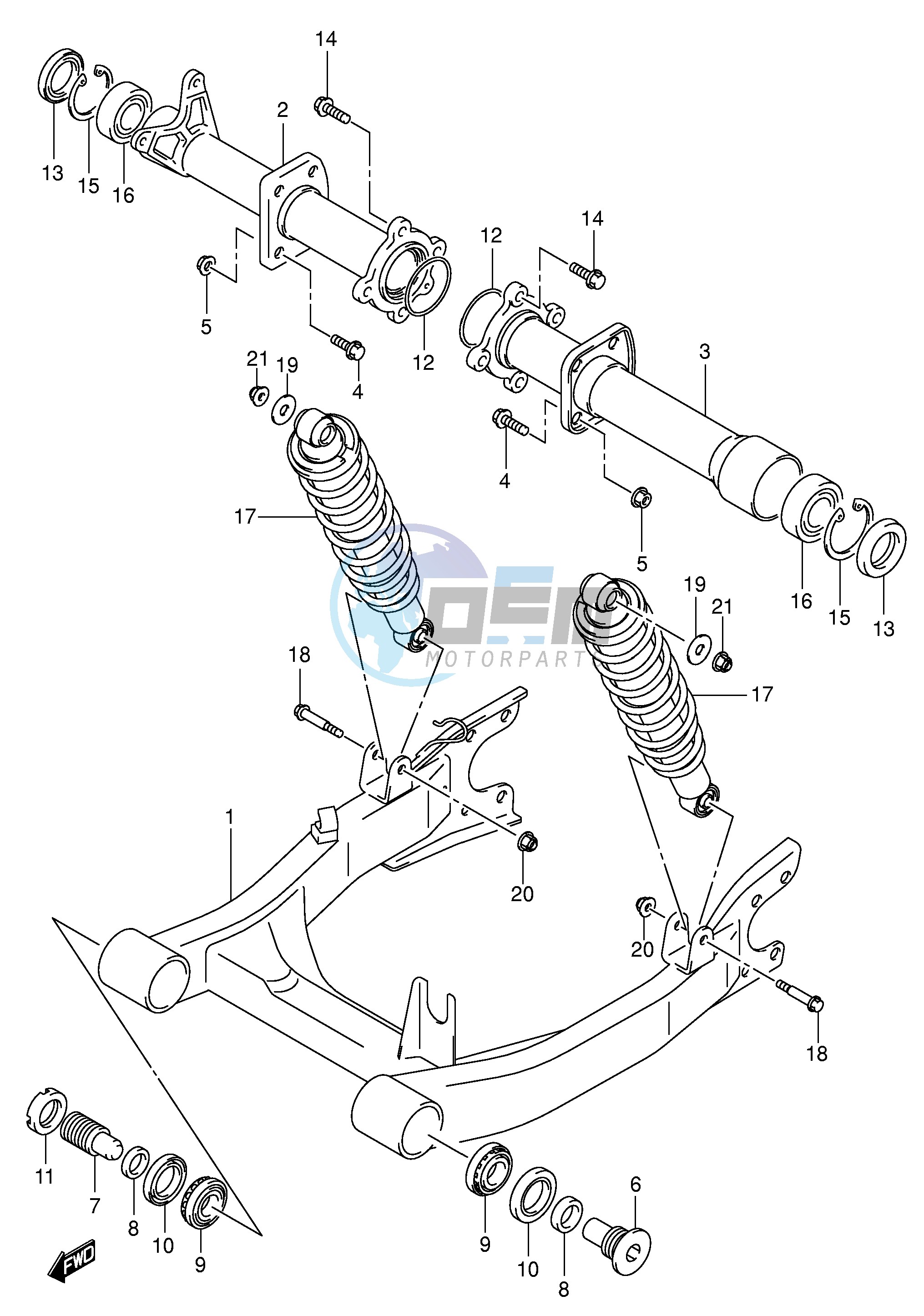 REAR SWINGINGARM