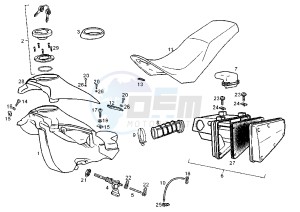 SENDA R EURO 2 - 125 drawing FUEL TANK