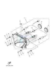 XT1200Z SUPER TENERE ABS (2BSC) drawing HEADLIGHT