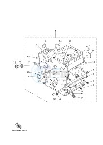 EDL7000SE/SDE EDL7000SED DIESEL 800 (Q9CN) drawing CRANKCASE