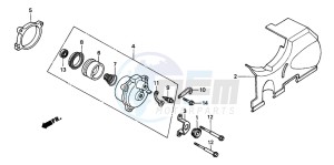 CBX750P2 drawing CLUTCH SLAVE CYLINDER