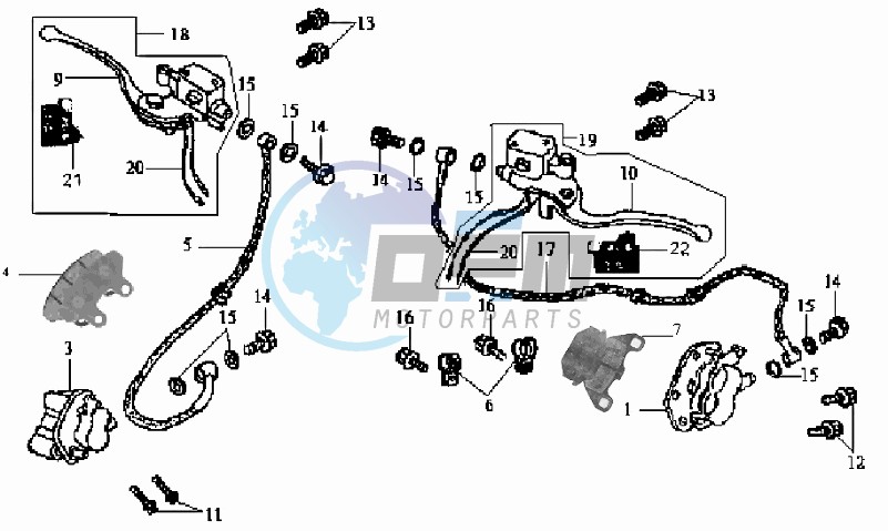 BRAKE CALIPER / BRAKE LEVER