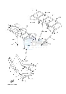 YFM700FWAD YFM70GPLG GRIZZLY 700 EPS LIMITED EDITION (B315) drawing GUARD