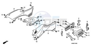 TRX250TEA Australia - (U / EC) drawing BODY COVER