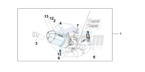 CBR1000RRB drawing TITANIUM SLIPON EXH ABS CBR1000