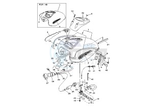 XVS DRAG STAR 650 drawing FUEL TANK MY01