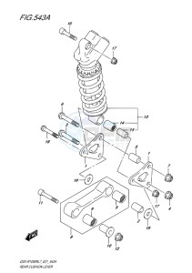 GSX-R1000R EU drawing REAR CUSHION LEVER