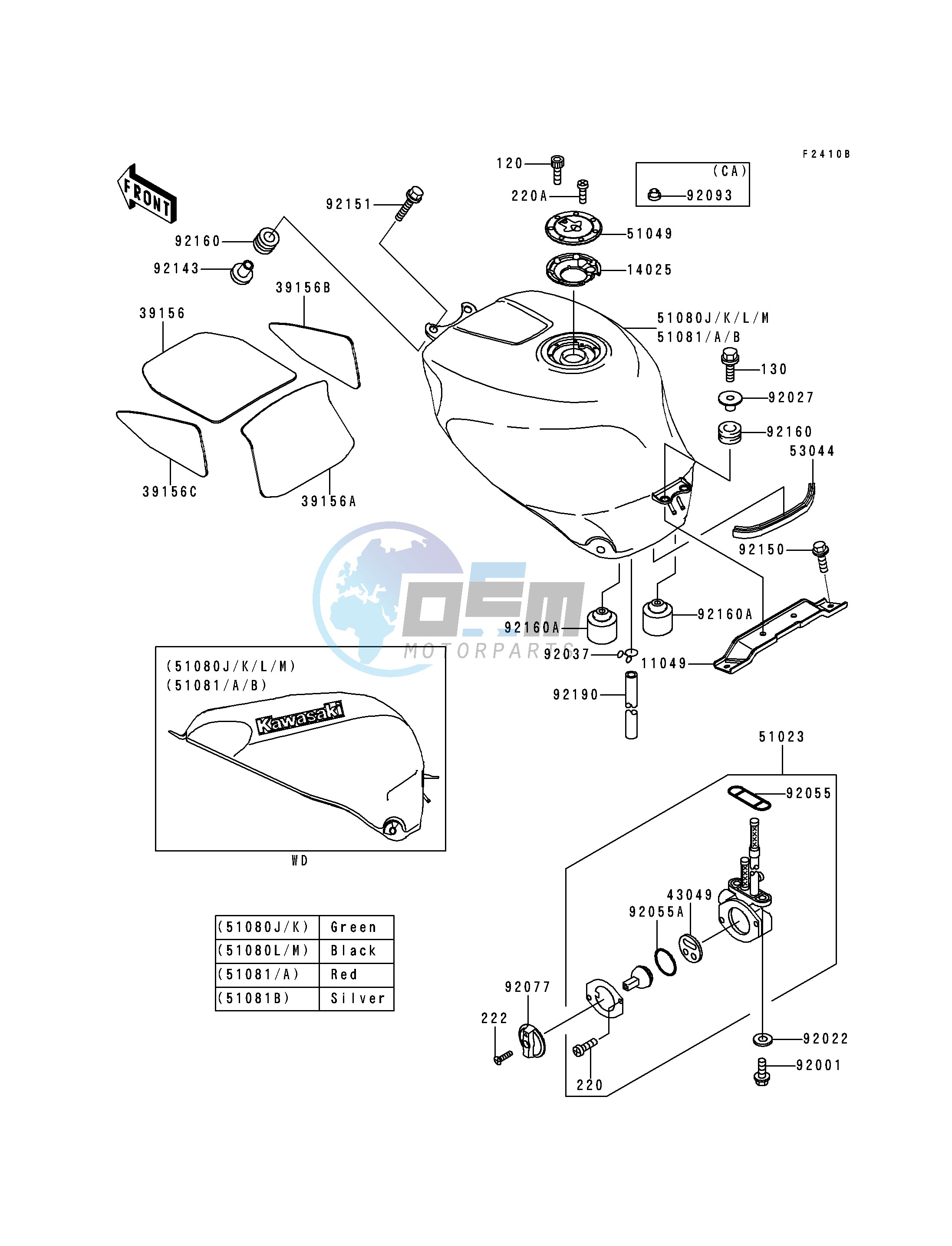 FUEL TANK -- ZX750-P3_P4- -