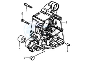 MIO 100 HU10W8-6 drawing CRANKCASERIGHT