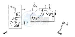 CR85R drawing PEDAL