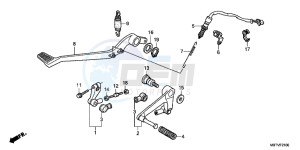 XL1000VAB drawing PEDAL