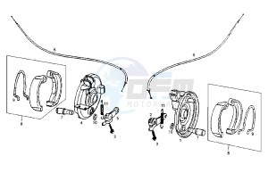 DFW QUAD - 50 cc drawing FRONT BRAKE