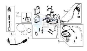 JET BASIX 50 drawing CARBURATOR