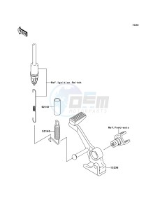 Z1000_ABS ZR1000C8F FR GB XX (EU ME A(FRICA) drawing Brake Pedal