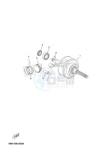 YPR125RA XMAX 125 ABS EVOLIS 125 ABS (2DMH 2DMH) drawing CRANKSHAFT & PISTON