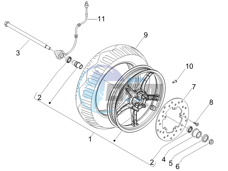 Front wheel